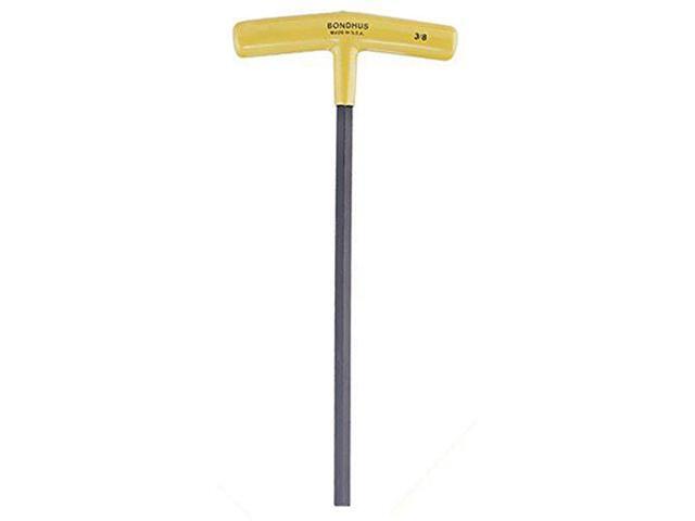 bondhus 15338 set of 10 hex t-handles, 9' length, sizes 3/32-3/8'