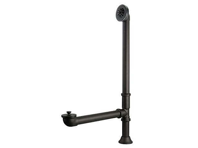 Kingston Brass CC208 Vintage Exposed Brass Clawfoot Tub Drain with 27' Max Heigh, Oil Rubbed Bronze