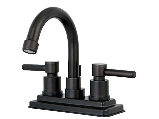 Kingston Brass KS8665DL Concord Two Handle 4' Centerset Lavatory Faucet with Bra