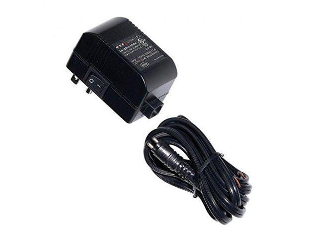 WAC Lighting EN-2460-P-AR 120V Input 24V Output 60W Plug-in Electronic Transformer with Open Splice, Black 12.99x12.60x11.61 photo