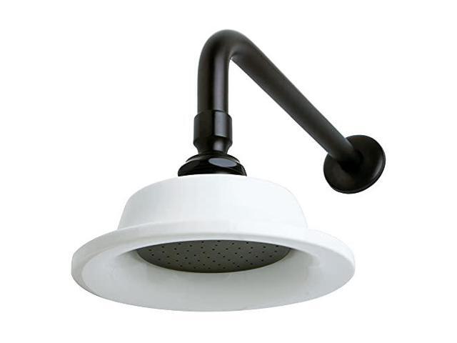 Kingston Brass P60ORBCK Victorian Sunflower Showerhead with 12' Shower Arm Combo, Oil Rubbed Bronze