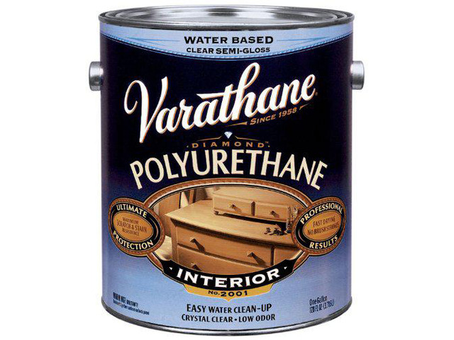 1 Gallon Satin Interior Water-Based Diamond Polyurethane Finish 20023 [Set of 2]