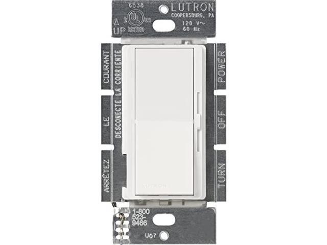Lutron, Snow DVSCELV-303P-SW Diva 300-watt 3-Way Electronic Low-Voltage Dimmer photo