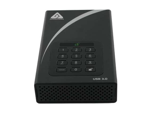 Apricorn ADT-3PL256-4000 4TB Aegis Padlock DT Secure USB 3.0 256-Bit AES Hardware Desktop Drive