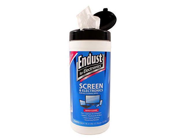 Endust for Electronics, Surface cleaning wipes, Great LCD and Plasma wipes, 70 Count (11506)