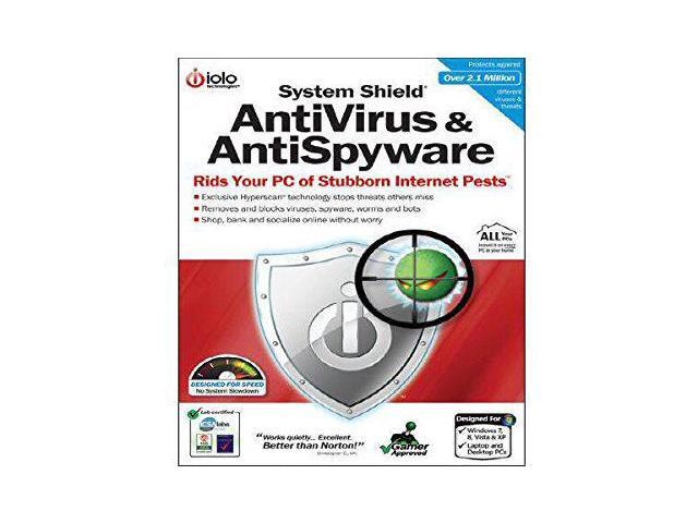 iolo Technologies SSH SYSTEM SHIELD ANTIVIRUS & ANTISPYWARE PROVIDES COMPREHENSIVE PROTECTION AGAINST