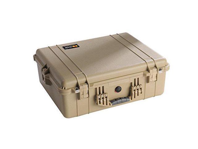 Pelican 1600 Protector Pressurized 24x19x8in Case, Desert Tan w/Foam