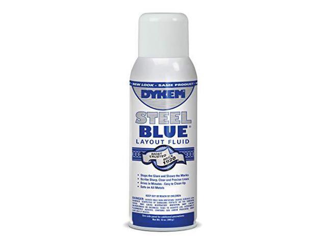 DYKEM 80000 Dykem Steel Blue, Layout Fluid, Aerosol Can, 12 oz