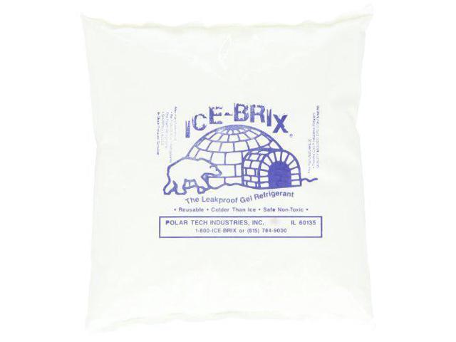 Polar Tech IB 16 Ice Brix Refrigerant Packs, Standard Leakproof, 16oz Capacity (Case of 18)