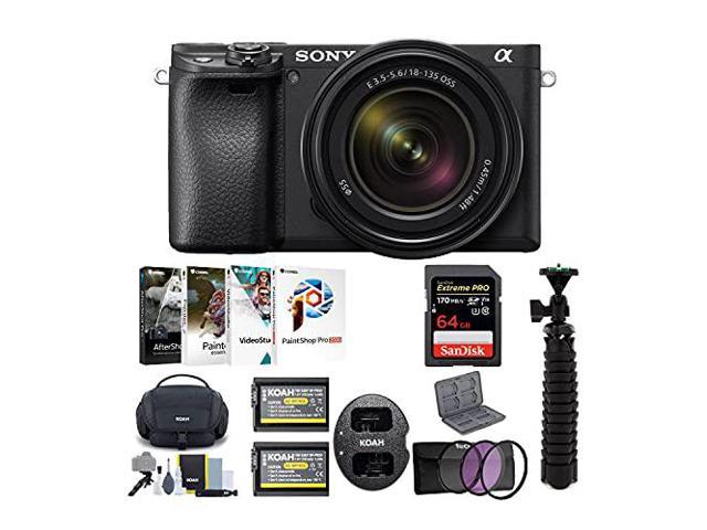 Photos - Other photo accessories Sony a6400 Mirrorless Digital Camera Bundles  ILCE6400MBK2 (w/ 18-135mm)
