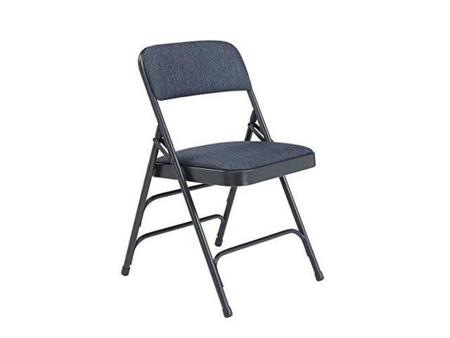 National Public Seating 2300 Series Steel Frame Upholstered Premium Fabric Seat and Back Folding Chair with Triple Brace, 480 lbs Capacity,.