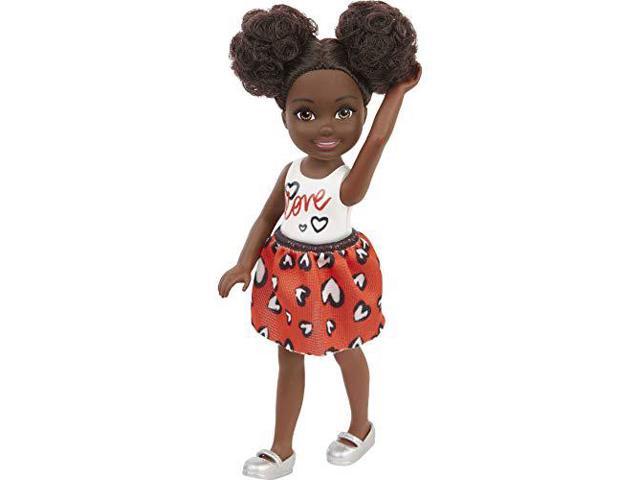Photos - Barware Mattel Barbie Chelsea Doll  Wearing Skirt with Heart Print and M (6-inch Brunette)