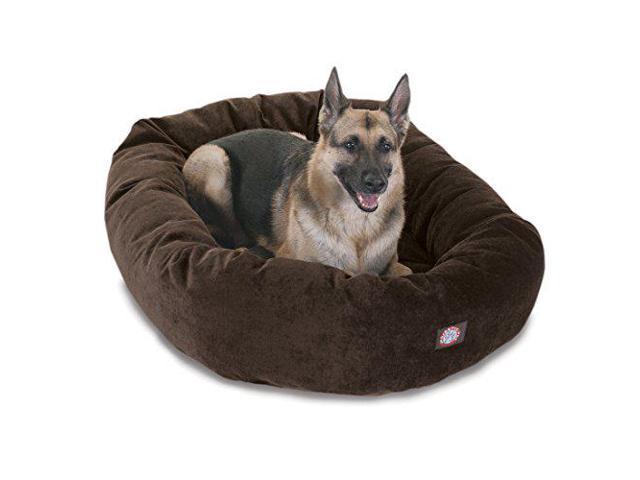 52 inch Storm Villa Collection Micro Velvet Bagel Dog Bed By Majestic Pet Products photo