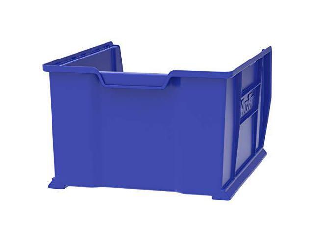 AKRO-MILS 30289BLUE Storage Bin, Plastic, Blue, 12 in H, 18 1/4 in W, 23 7/8 in