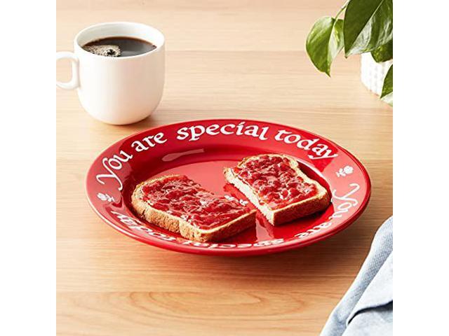 Waechtersbach You Are Special Plate, Birthday Plate or Special Occasion Plate for Celebrations Red Dinner Plate, Microwave & Dishwasher Safe...