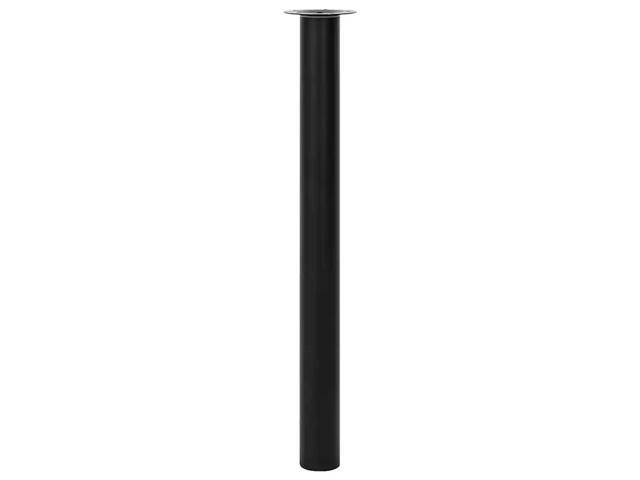 vidaXL 2 Telescopic Table Legs Black 28'-43.3'