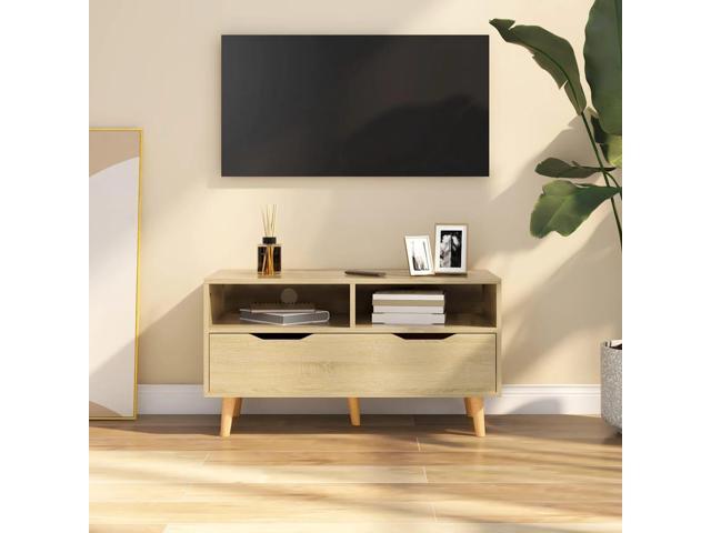 Photos - Sofa VidaXL TV Cabinet Sonoma Oak 35.4'x15.7'x19.1' Engineered Wood 326780 