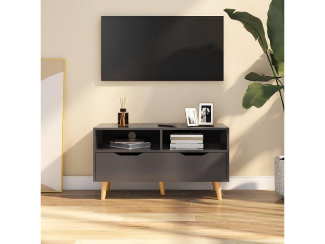 Photos - Sofa VidaXL TV Cabinet Gray 35.4'x15.7'x19.1' Engineered Wood WD-29411 