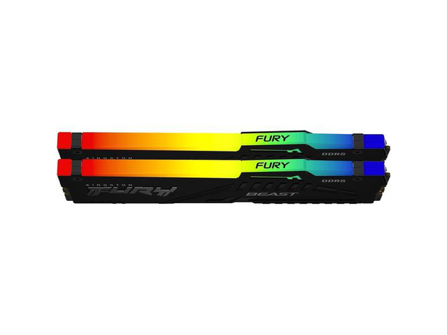 Kingston FURY Beast 64GB (2 x 32GB) 288-Pin PC RAM DDR5 5200 (PC5 41600) Memory (Desktop Memory) Model KF552C40BBAK2-64