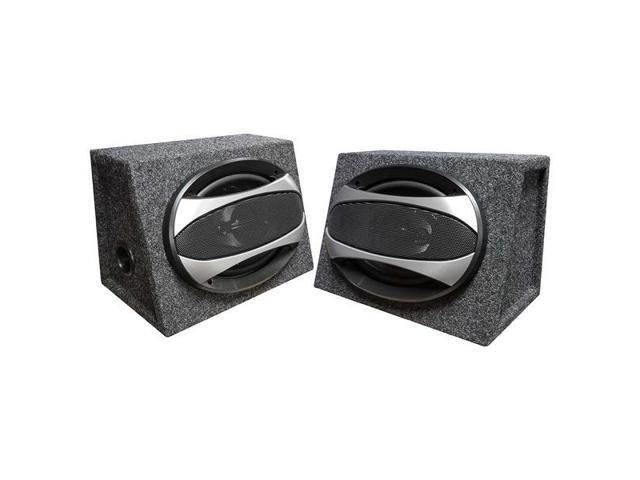 Audiodrift Loaded 6X9' 500 Watt Max 4 Way Single Boxes (Pair)