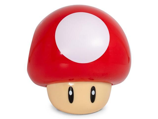 Super Mario Bros. Toad Mushroom Figural Mood Light With Sound 5 Inches Tall