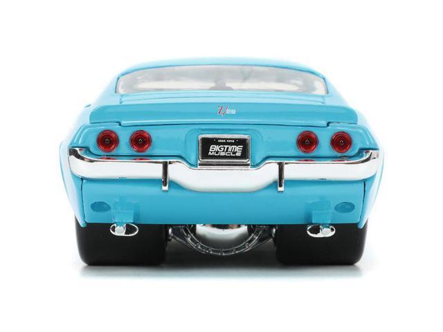 1971 Chevrolet Camaro Z/28 Light Blue With White Stripes 'Bigtime Muscle' Series 1/24 Diecast Model Car By Jada