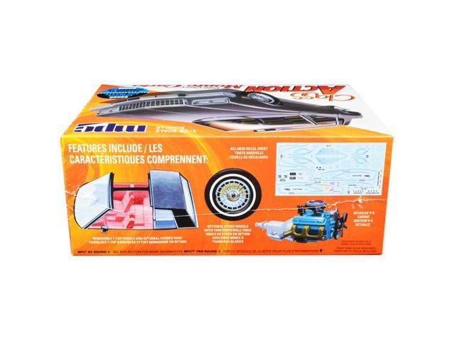 Skill 2 Model Kit 1980 Chevrolet Monte Carlo 'Class Action' With Motorcycle And Trailer (Skill 2) 1/25 Scale Model Car By Mpc