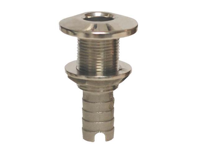 Groco Stainless Steel Hose Barb Thru-Hull Fitting - 1/2'