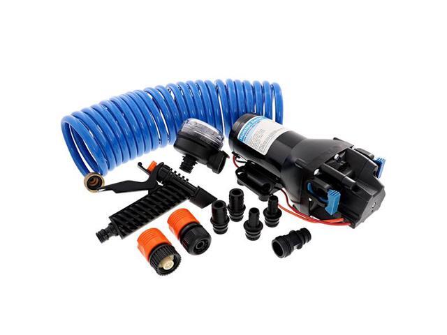 JABSCO HOTSHOT HD4 HEAVY DUTY WASHDOWN PUMP W/ 25' HOSECOIL