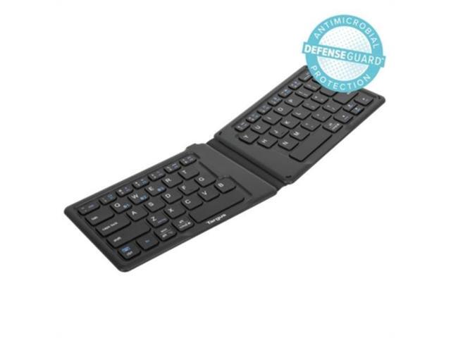Targus - Ergonomic Foldable Bluetooth Antimicrobial Keyboard - Black - image 5