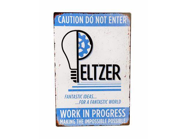 Gremlins Peltzer Workshop Replica Metal Sign
