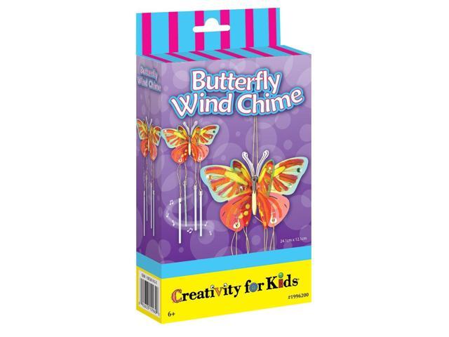 Creativity for Kids Butterfly Wind Chime Mini Craft Kit , Red photo