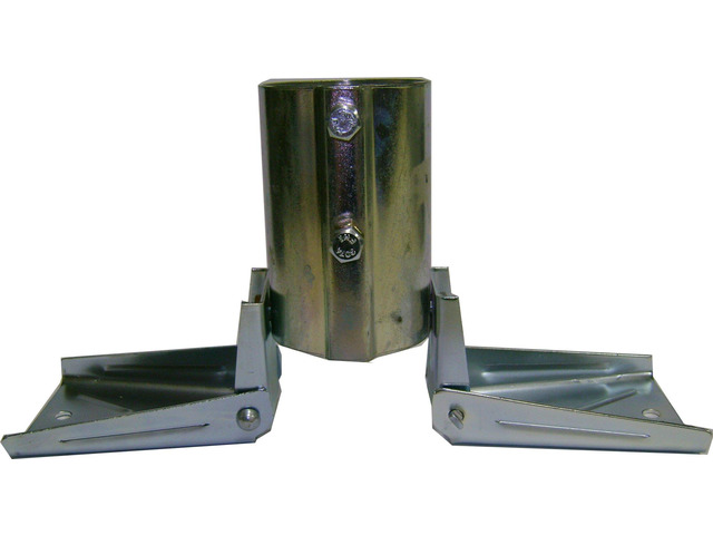 Heavy Duty Roof Mount for Masts up to 2-3/8' OD - EZ 19B Antenna Mast Peak Mount