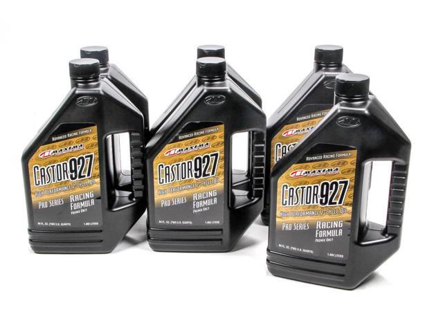 Maxima CS23964-6PK Castor 927 2-Stroke Racing Premix Engine Oil - 1/2 Gallon, (Case of 6)