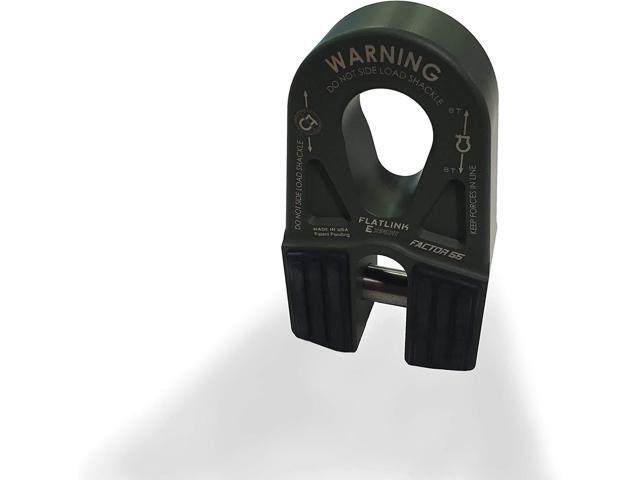 Factor 55 00080-06 FlatLink E Expert Version Winch Shackle Mount Assembly Anodized Gray