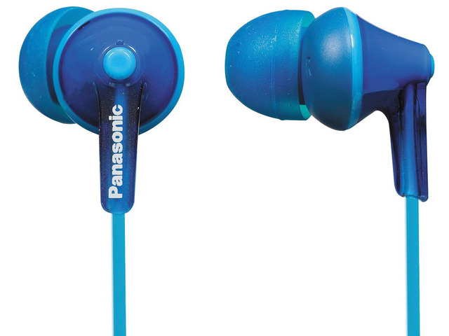 RP-HJE125-A HJE125 ErgoFit in-Ear Earbuds (Blue)