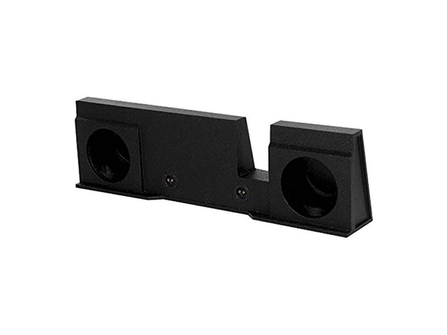 QPower Underseat Downfire Dual 12in Sealed Subwoofer Enclosure, Sub Box Compatible with Ford F-150 SuperCrew 2004-2008