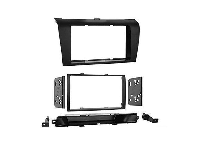 Metra - Dash Kit for Select 2004-2009 Mazda 3 DDIN - Black - image 8