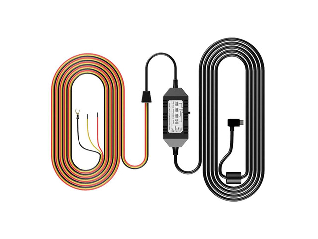 HK3 Acc Hardwire Cable for A119 V3/A129 Plus Duo/A129 Pro Duo Dashcam Enables 24H Parking Mode, Low Voltage Protection, Mini USB PortFuse Tap Not...