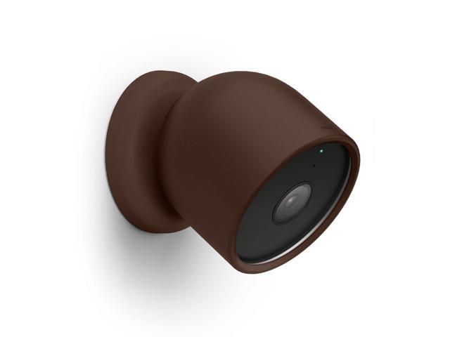 Silicone Cover for Google Nest Cam Outdoor or Indoor (Battery) Magnetic Mount Cover Included, All Weather Protection, Easy Installation [Dark...