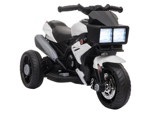 Aosom 6V Kids Motorcycle Toddler Ride-on Toy, High-Traction Battery-Operated Mini Electric Motorbike with Forward/Reverse Switch, Music,...