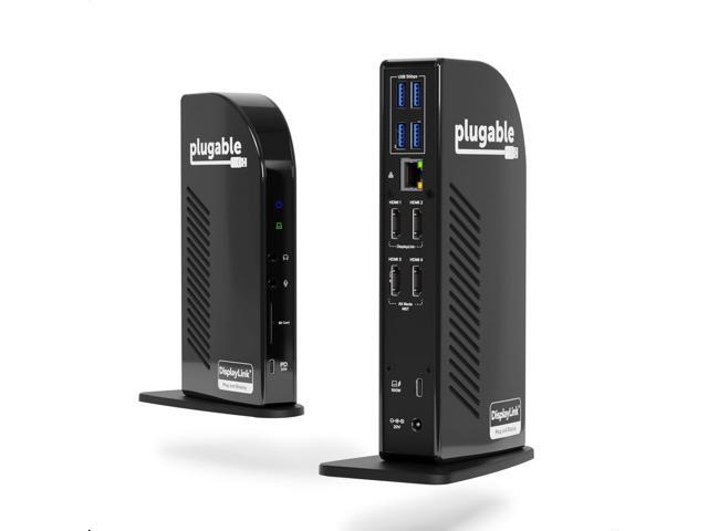 Plugable 14-in-1 USB-C Docking Station for 4 Monitor Setup with 96W Laptop Charging - image 8