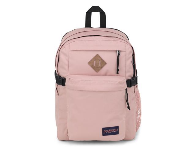 Jansport Main Campus Backpack - Travel Or Work Bag W 15-Inch Laptop Sleeve And Dual Water Bottle Pockets Misty Rose