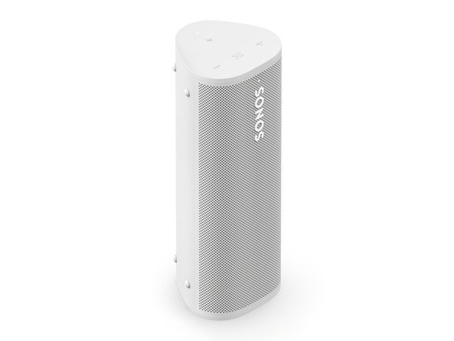 Roam 2 - White - Portable Waterproof Bluetooth Speaker 10-Hr Battery IP67 Waterproof WiFi & AirPlay 2 Works with System