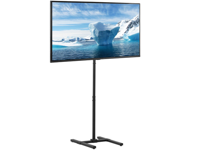 Extra Tall TV Floor Stand for 13 to 65 inch Screens up to 44 lbs, LCD LED OLED 4K Smart Flat, Curved Monitor Panels, Max VESA 400x400, 70.5 inch...