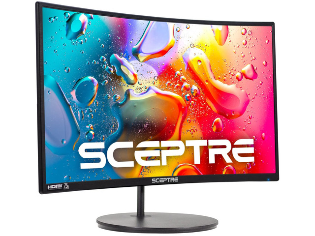 Curved 24-inch Gaming Monitor 1080p R1500 98% sRGB HDMI x2 VGA Build-in Speakers, VESA Wall Mount Machine Black (C248W-1920RN Series)