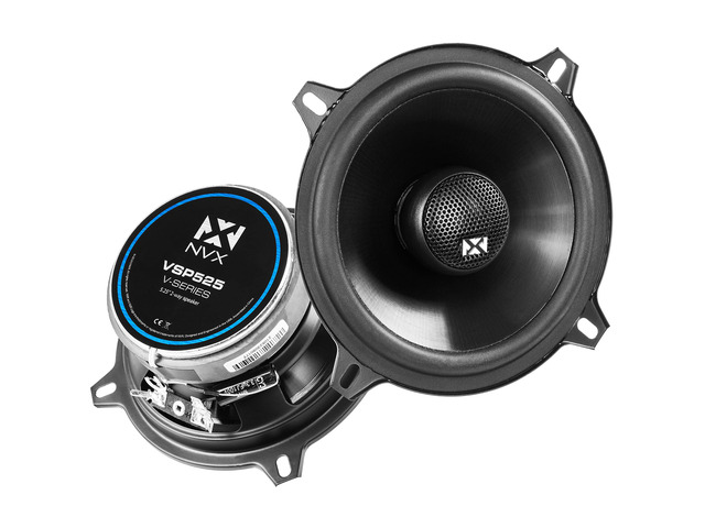 VSP525 480W Peak (180W RMS) 5.25' V-Series 2-Way Coaxial Speakers with 25mm Silk Dome Tweeters