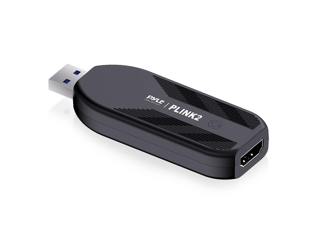 PyleUsa HDMI Capture Card - Camera Link 4K USB3.1 GEN1 HDMI-to-USB Audio-Video Recording via DSLR Camcorder Action Cam Record Directly to Computer...