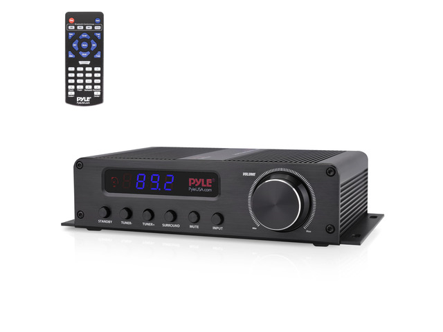 100W 5 Channel Audio Amplifier - Wireless Bluetooth Home Theater Power Stereo Receiver with Surround Sound w/HDMI, AUX, FM Antenna, Subwoofer...