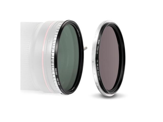NiSi 95mm Swift System 1-9 VND Kit 1-5 Stop True Color Variable Neutral Density Filter with Friction-Mounted ND16 (4-Stop) Adjustable ND ...